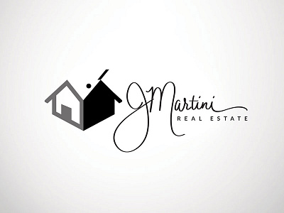 Real Estate Logo branding hand lettering icon identity logo