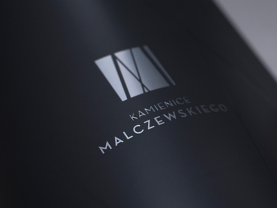 Kamienice Malczewskiego brochure cover logotype