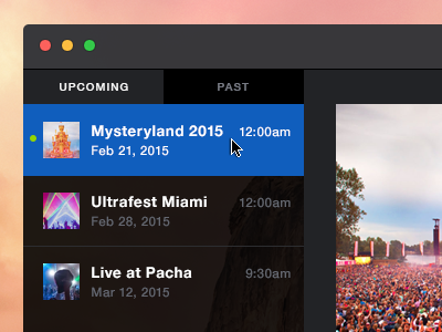 Livestream Events Nav app beatport mac osx