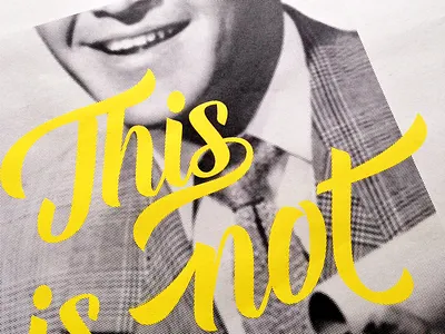 fresh prints halftone invitation invite newsprint print type