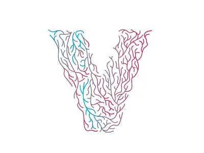 V is for Vein body everybody healthcare illustration lettering muscle poster typography veins vien