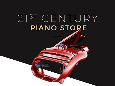 Luxury piano boutique design luxury piano store web