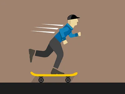 Skate To Work earth fun global warming green protect nature save skate work