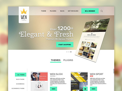 WEN Theme Draft marketplace theme ui ux wordpress