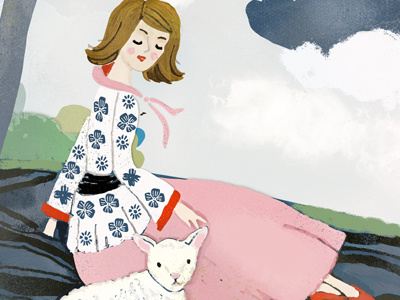 Payne's Grey colour collective grey girl lamb