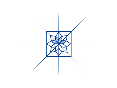 Szkoła Jogi Adama Ślęczka - grid flower grid logo lotus mandala meditation school yoga