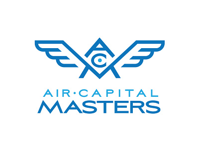 Air Capital Masters a air airline c capital flight fly m masters swim swimming wings