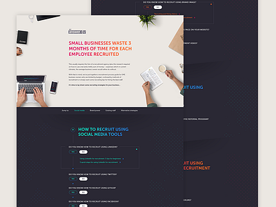 Microsite aqua blue dark gradients microsite orange pink shadows text gradients top view