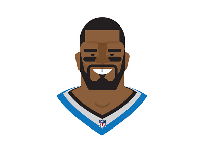 Calvin Johnson Illustration calvin design illustration johnson lions widt