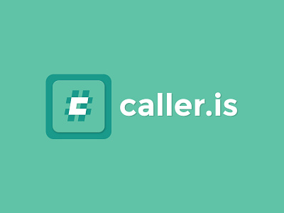 caller.is logo/icon app caller id icon logo material design