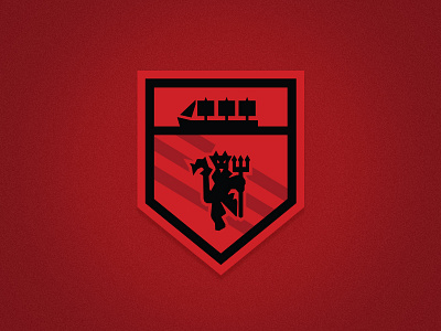 United Simplified football logo manchester united soccer