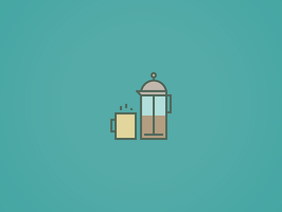 Coffee Icon 64by64 64x64 aniconaday brew coffee design flat flat design icon