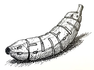 Banana ::: Hand-Lettered Typography custom typography hand drawn typography hand lettered hand lettering handletter handwritten illustrated type lettering paper graffiti type typography