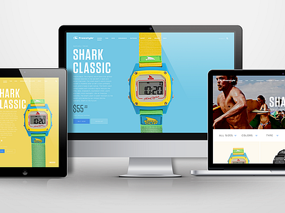 Watch Store Concept ecommerce store watch