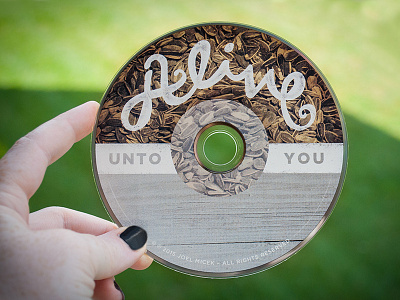 CD Design album art cd christian music rustic seeds sunflower typography