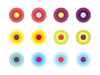 Colours branding bright colour exploration palette rainbow study