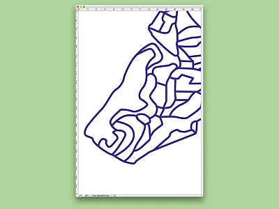 WIP 033 animal brand identity identity system landscape lines map process shape