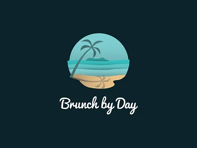 Brunch By Day Logo agency design hand drawn illustration illustrator london melbourne photoshop
