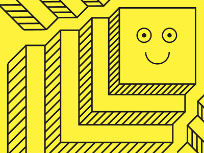 Happy Block block happy yellow