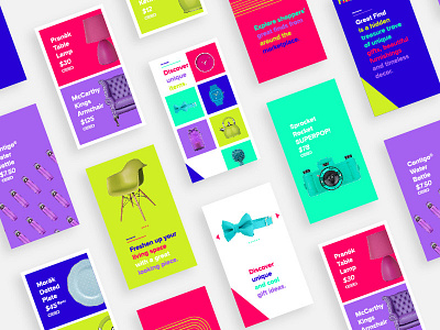 Great Find app branding colors identity layout mobile ui ux website