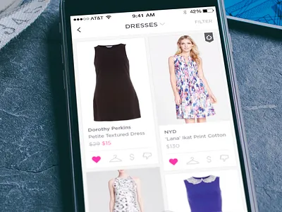 Cobrain - Every store personalized app brand browse card clothing fashion filter ios mobile rating screen shopping