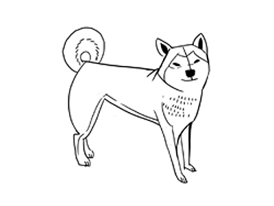 Shiba Inu animal book dog illustration nature shiba shiba inu