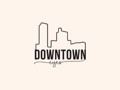 another idea for local optical branding downtown eye doctor eyeglasses identity logo optical