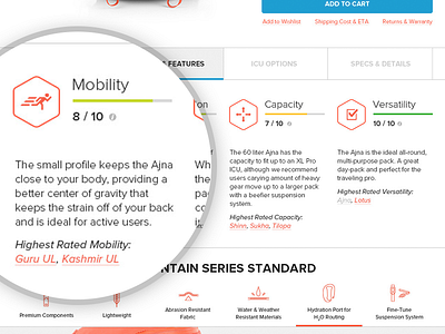 Product Page Stats community icon information product stat stats tabs ui ux web web design