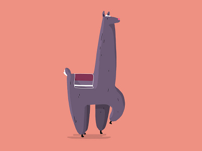 stomp stomp animal animation character feet illustration llama photoshop stomp tiny