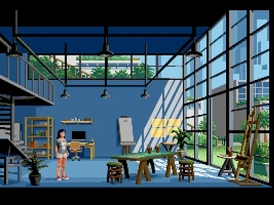 Pixel Art Academy — Art Studio kickstarter pixel art