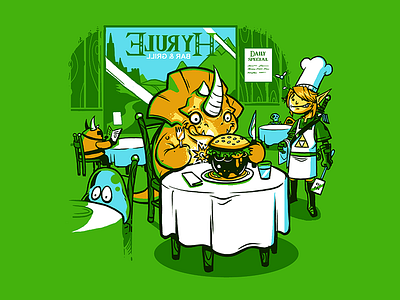 Hyrule Bar & Grill funny gaming link zelda