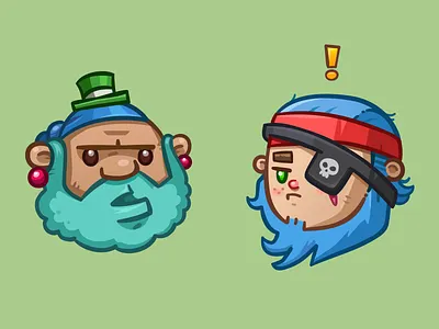 Pirate Boys game art illustration pirates vector video games