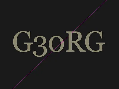 Logo for my 30. Birthday Party ascii black chic classic line logo