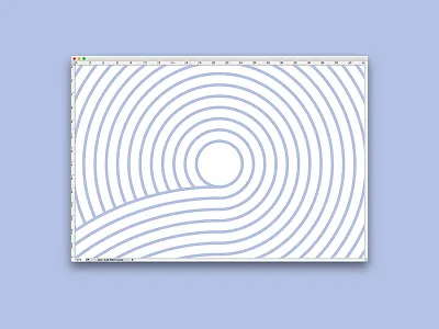 WIP 034 circle flyer lines number parallel lines process type type design typography waves