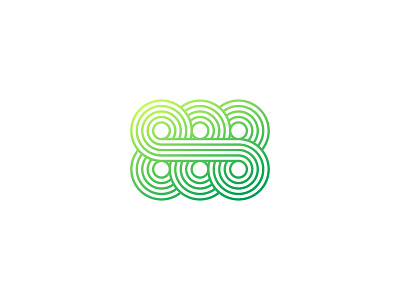 888 Mk2 brand branding gradient identity infinite lines logo logomark mark numbers symbol