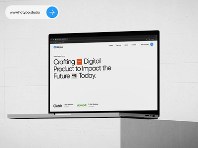 Hatypo Studio Official Website agency landing page agency website design design studio website hatypo website landing page studio ui design web web design website website design