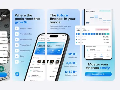 App Store Screenshot - FinixPay Fintech Application app presentation app preview app store app store screenshot app store visuals appstore asset store banking app clean design finance apps finance mobile app iosandroid mobile playstore product design product showcase screenshot ui uiux