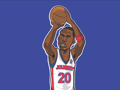 Meeks basketball design illustration illustrator journey meeks tshirt vector