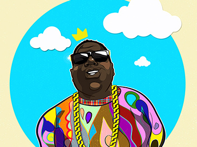 Notorious biggie design illustration notorious tbrowndesigns tshirt vector