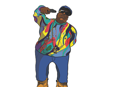 Biggie biggie design illustration notorious tbrowndesigns tshirt vector