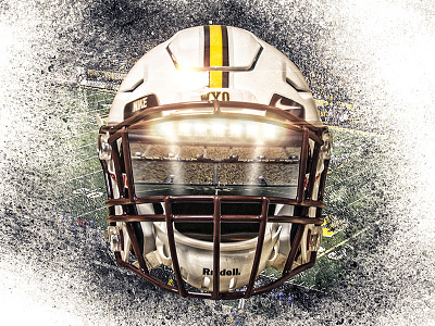 Visor Reflections football helmet