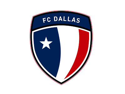 FC Dallas badge crest dallas flat icon illustrations mls soccer sport team texas