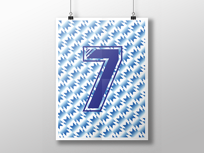 United91 Dribbbleshot football illustrator pattern retro