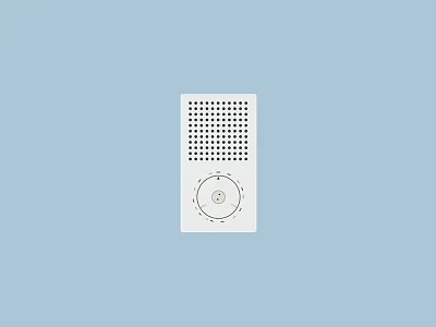Braun T3 Radio braun design dieter rams flat illustration illustrator minimal radio t3 ui user interface