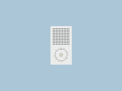 Braun T3 Radio braun design dieter rams flat illustration illustrator minimal radio t3 ui user interface