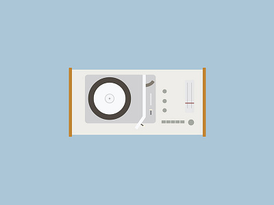 Braun SK61 Stereo System braun design dieter rams flat illustration illustrator minimal stereo ui user interface