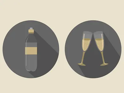 Complimentary complimentary gifts icons illustration vector