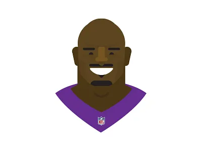 Adrian Peterson ap design illustration nfl widt