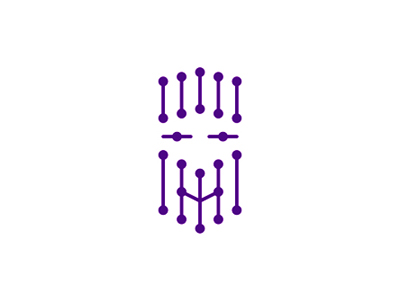 Artificial intelligence AI IT assistant logo design symbol ai artificial intelligence asimov connections digital virtual face friendly character head interactive assistant it logo logo design network neural nodes robot robotics symbol icon mark