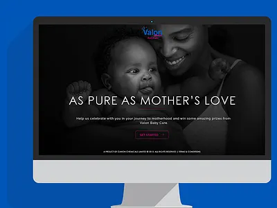 Hello Dribbble! baby care products mothers love